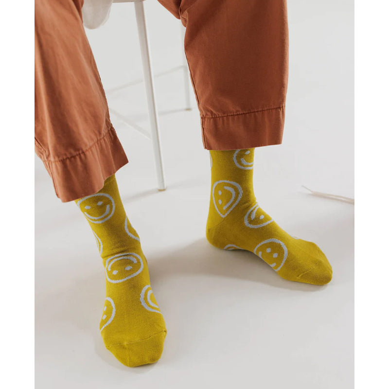 Calcetines Baggu - Ochre Happy