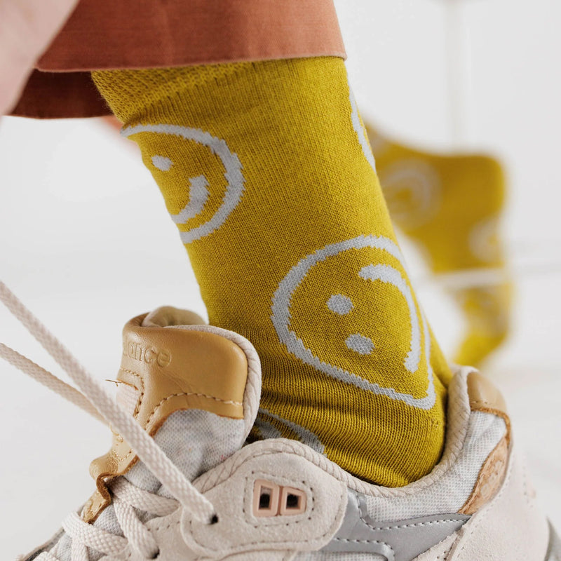Calcetines Baggu - Ochre Happy