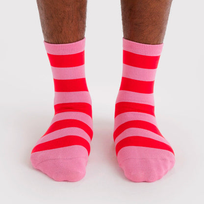 Calcetines Baggu - Pink Stripe