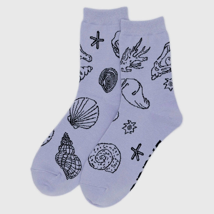 Calcetines Baggu - Shells Light Blue 🐚