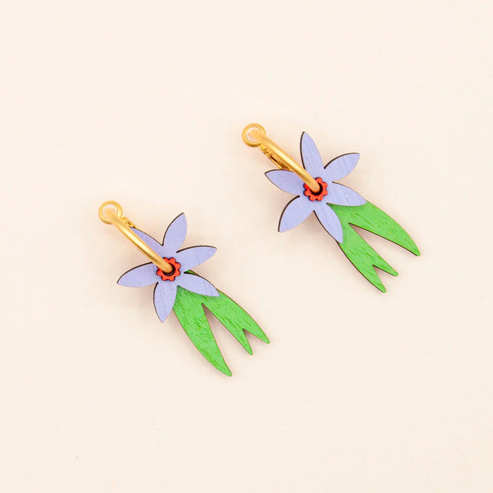 Pendientes de aro Materia Rica - Crocus Glow