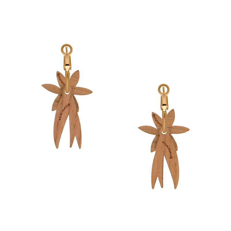 Pendientes de aro Materia Rica - Crocus Glow