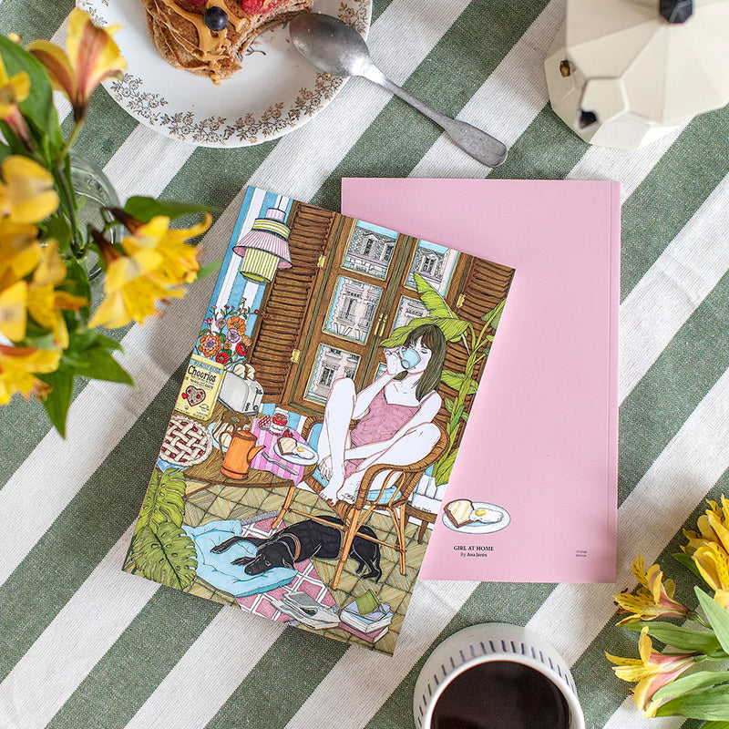 Libreta - "Girl At Home" de Ana Jarén