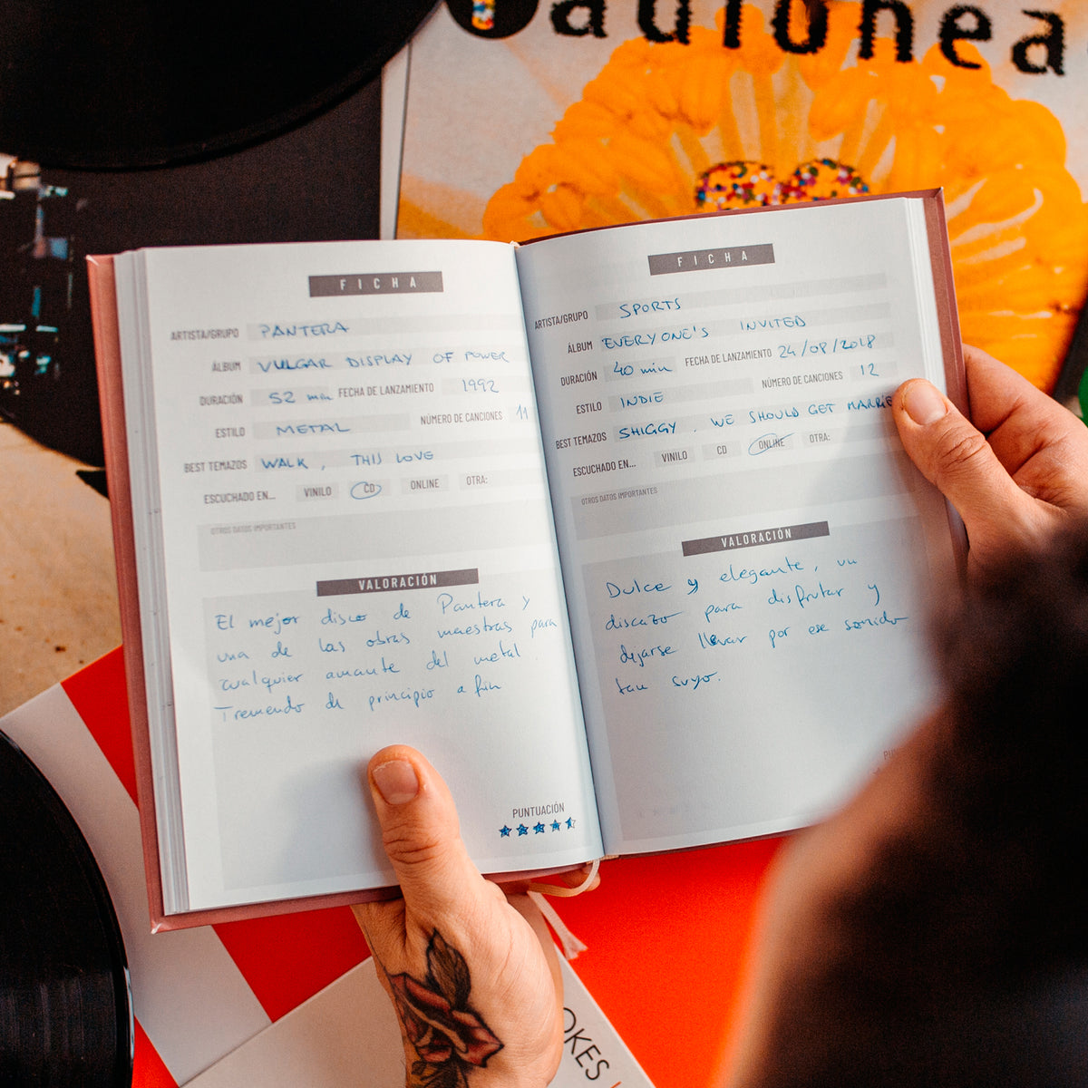 Cuaderno de música