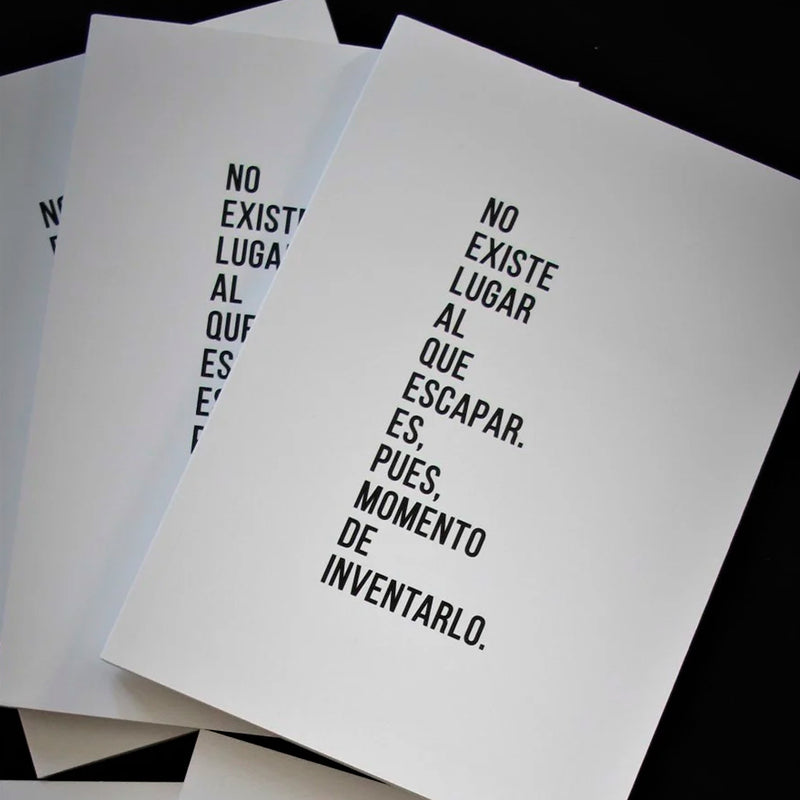 Libreta - "No Existe Lugar Al Que Escapar"