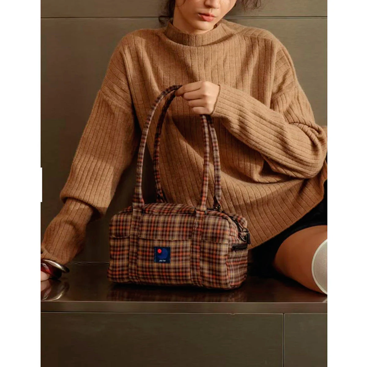 Bolso Japfac - Cube Brownie Scott