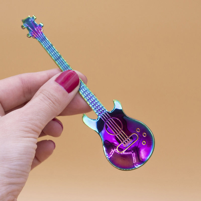 Set de 4 cucharillas de café - Guitarra eléctrica 🎸