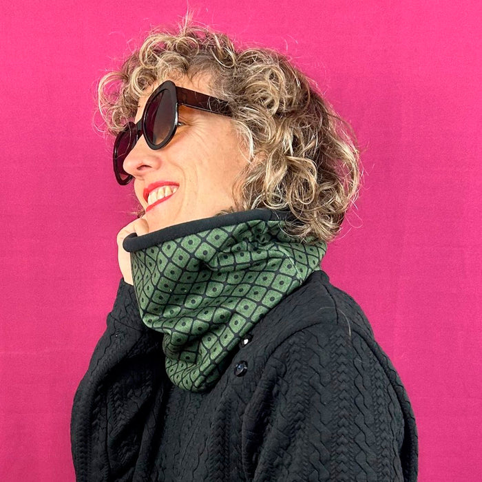 Cuello reversible La Compiano - Geo Verde