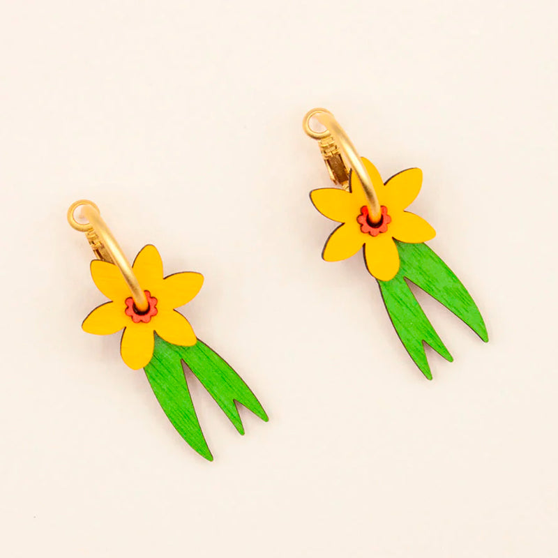 Pendientes de aro Materia Rica - Daffodil