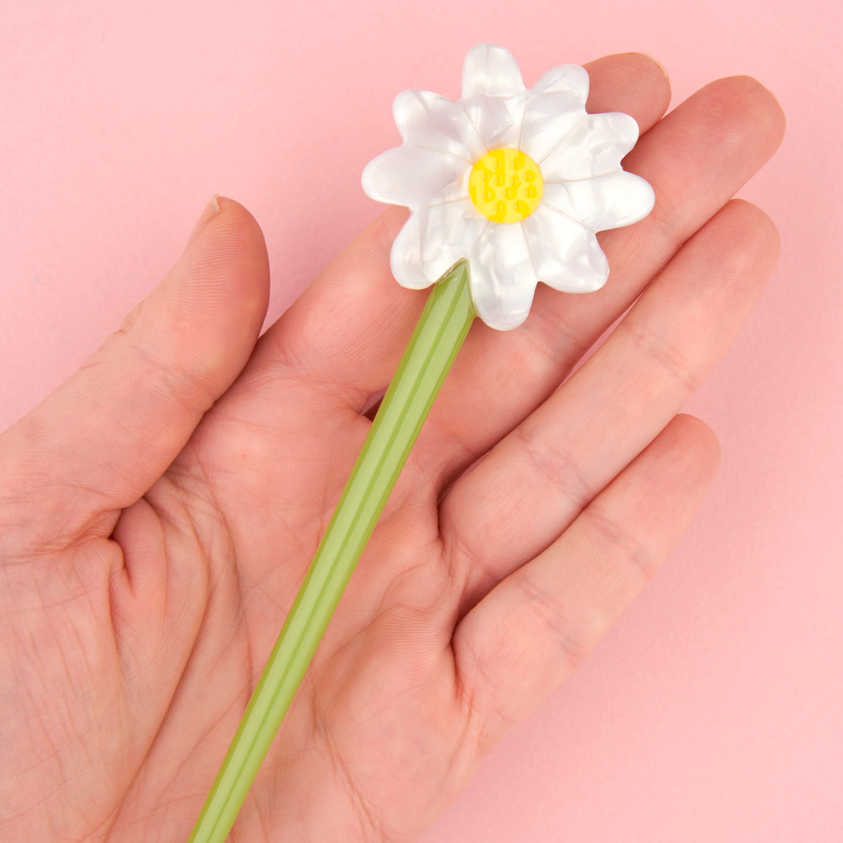 Palillo para el pelo - Margarita 🌼