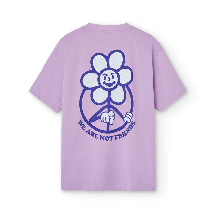 Camiseta We Are Not Friends - Daisy Logo Lavander