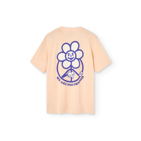 Camiseta We Are Not Friends - Daisy Logo Peach