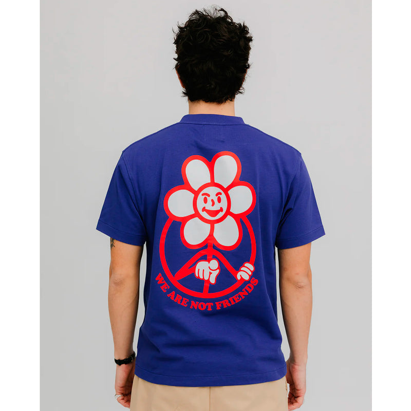 Camiseta We Are Not Friends - Daisy Navy