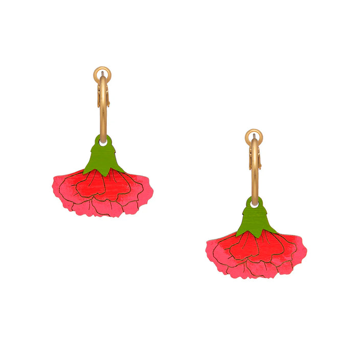 Pendientes Materia Rica - Dancing Carnation