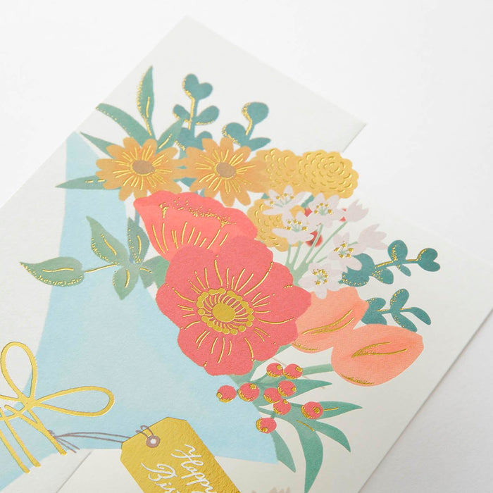 Postal 3D Midori - Birthday Bouquet 💐