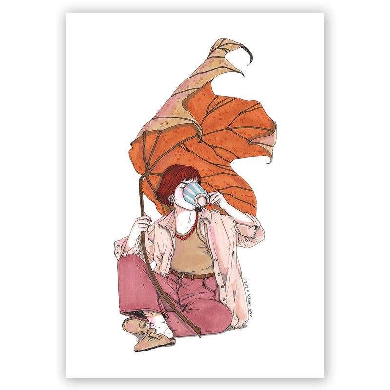 Print de Ana Jarén A4 - "Déjame sola" 🍁