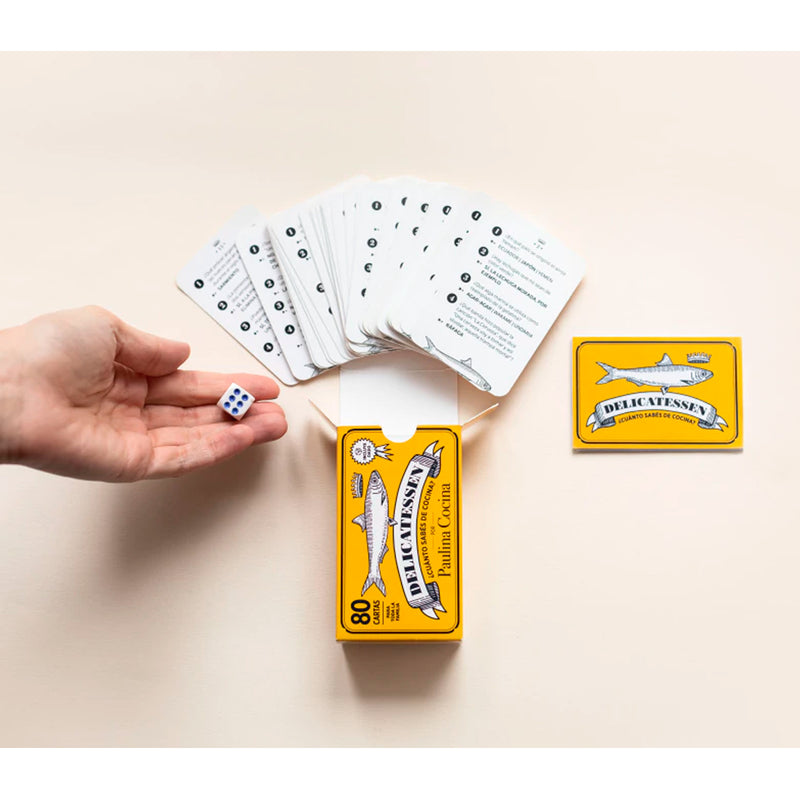 Juego - "Delicatessen, ¿cuánto sabes de cocina?" de Paulina cocina y Tomás Linch