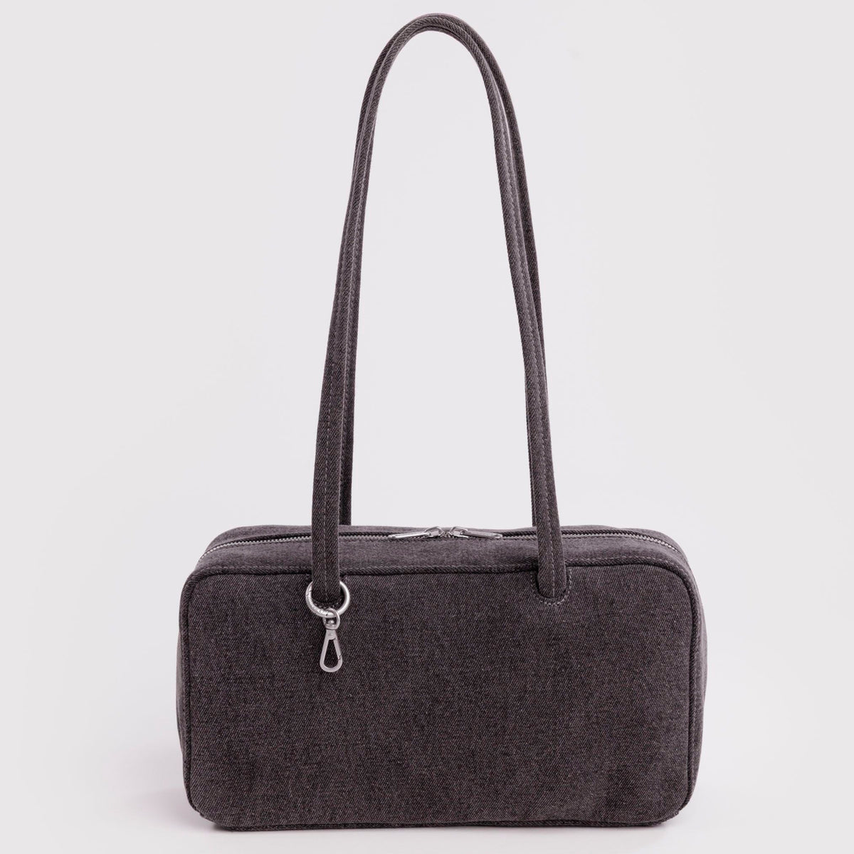 Bolso Bowler Baggu - Washed Black Denim