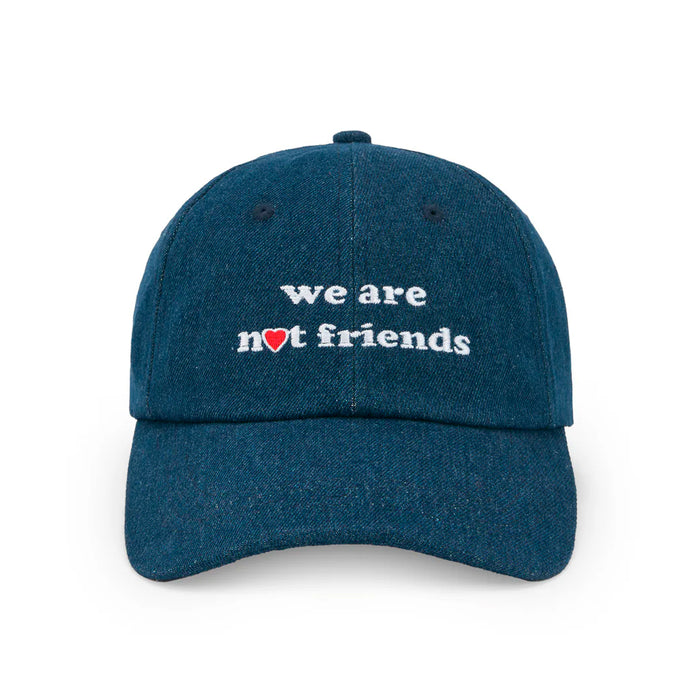 Gorra We Are Not Friends - Denim Love Hat