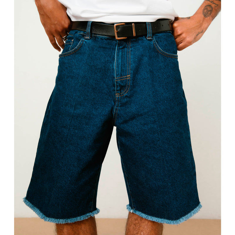 Pantalones We Are Not Friends - Denim Raw Jorts