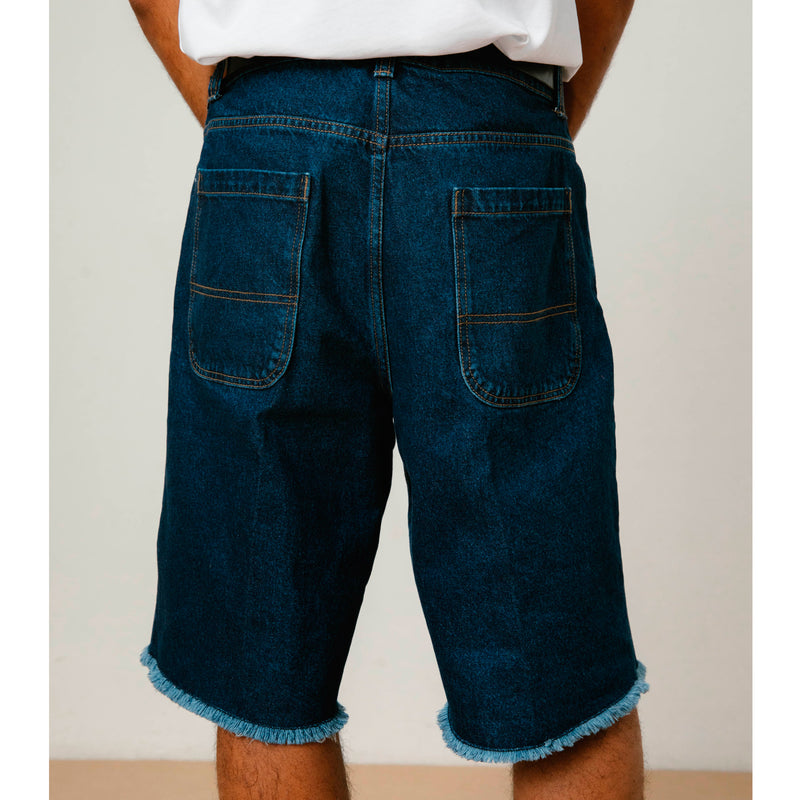 Pantalones We Are Not Friends - Denim Raw Jorts