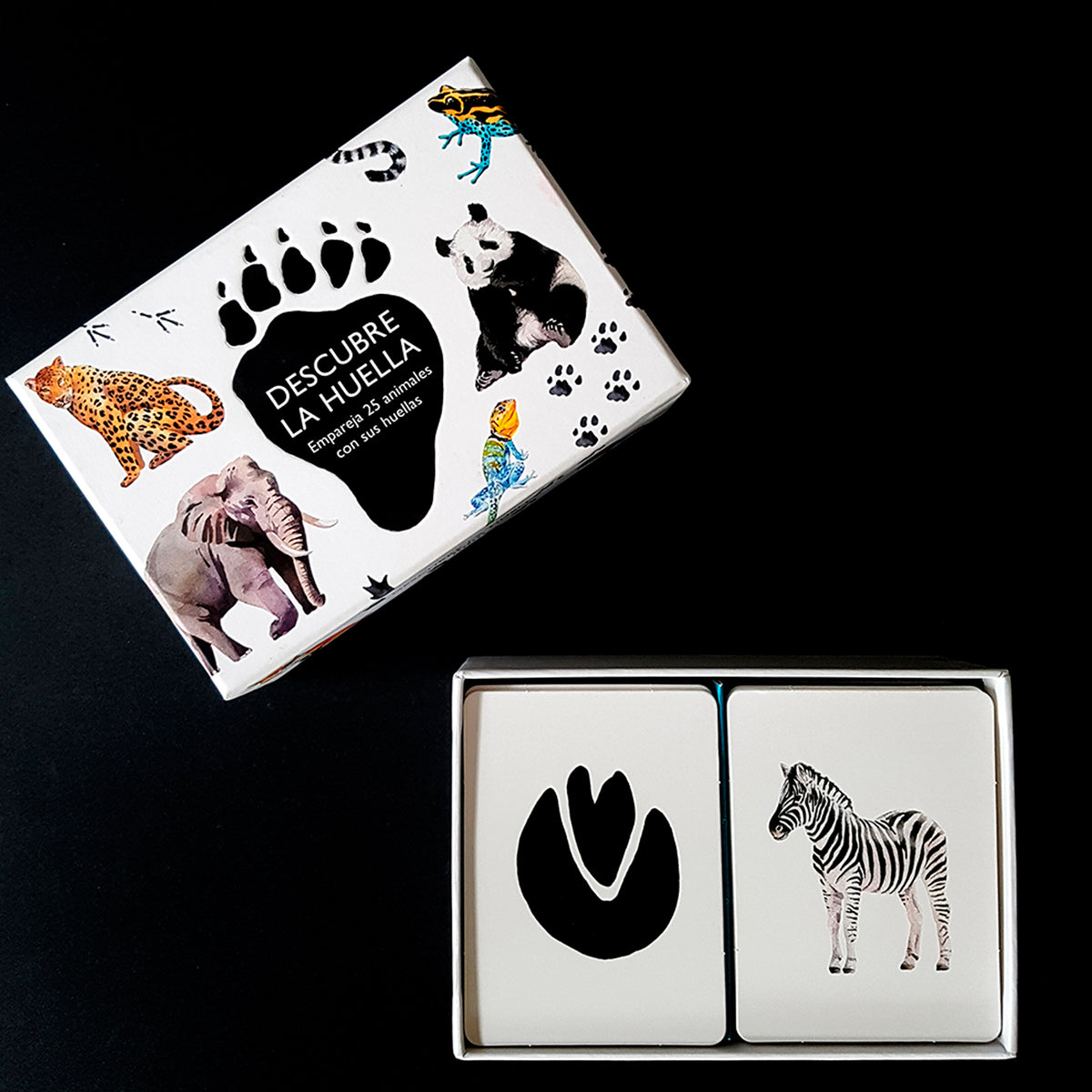 Juego de memoria - "Descubre la huella" 🐾