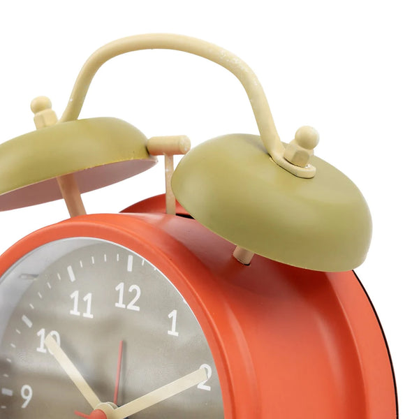 Reloj - Despertador Retro Beige y Naranja