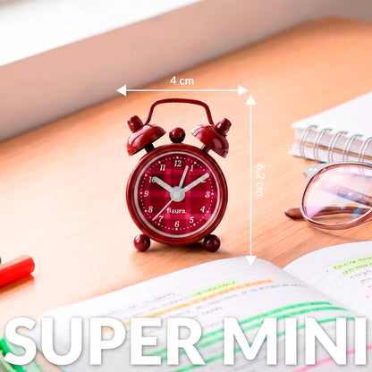 Reloj Fisura - Despertador Retro Mini Granate