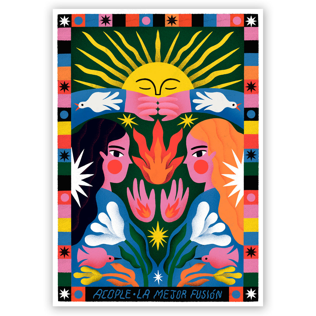 Print de Agustina Shuan A3 - "Día del Amigo"