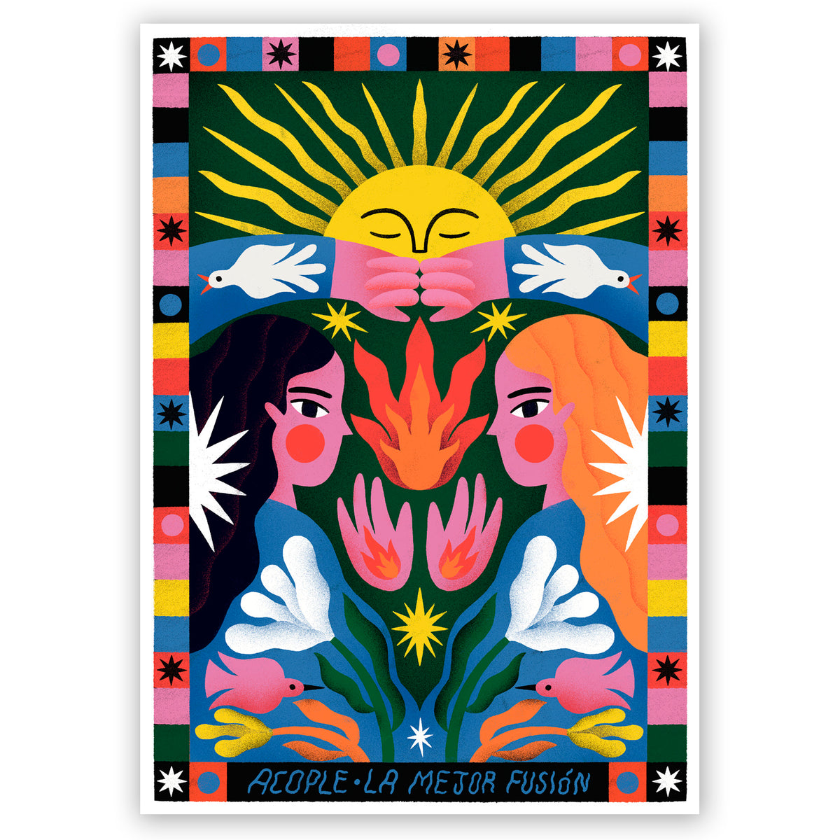Print de Agustina Shuan A3 - "Día del Amigo"