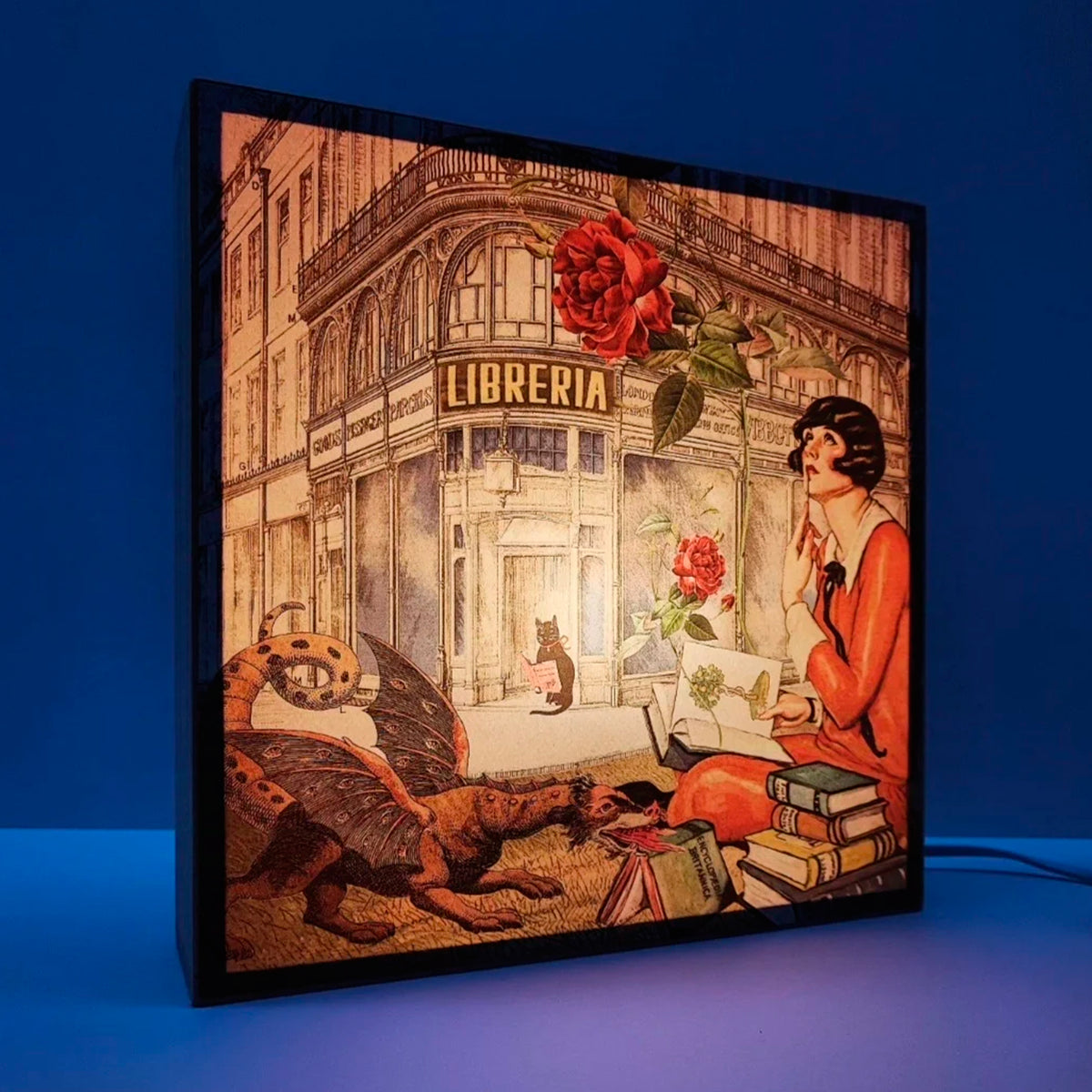 Caja de luz - "Día del Libro" de El Lucernario