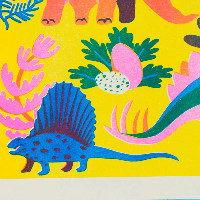 Print de Naomi Wilkinson A3 - "Dinosuar" 🦖