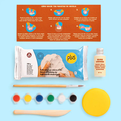 Kit DIY - Haz tus Macetas de Arcilla