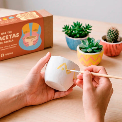 Kit DIY - Haz tus Macetas de Arcilla