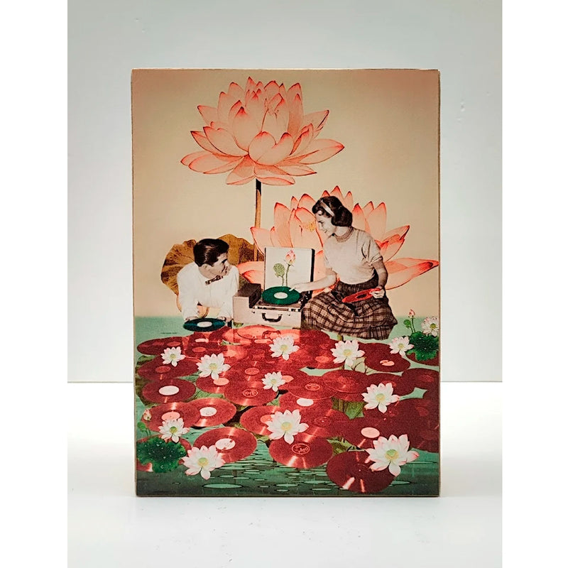 Caja de luz A4 - "Dj's botánicos" de El Lucernario