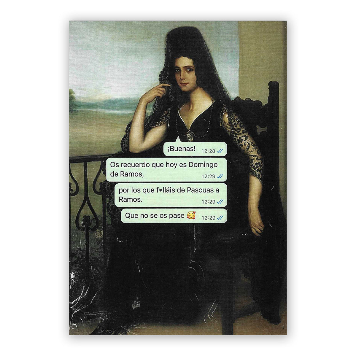Print de La última croqueta A5 - "Domingo de Ramos"