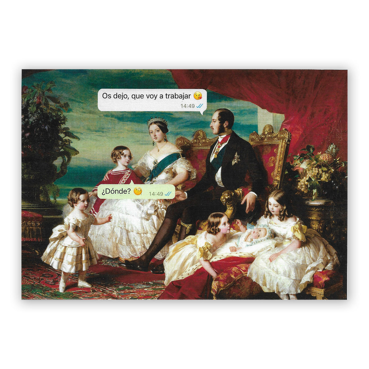 Print de La última croqueta A5 - "Dónde Trabaja El Rey"