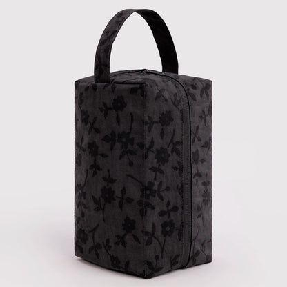 Neceser Baggu - Charcoal Ditsy Floral
