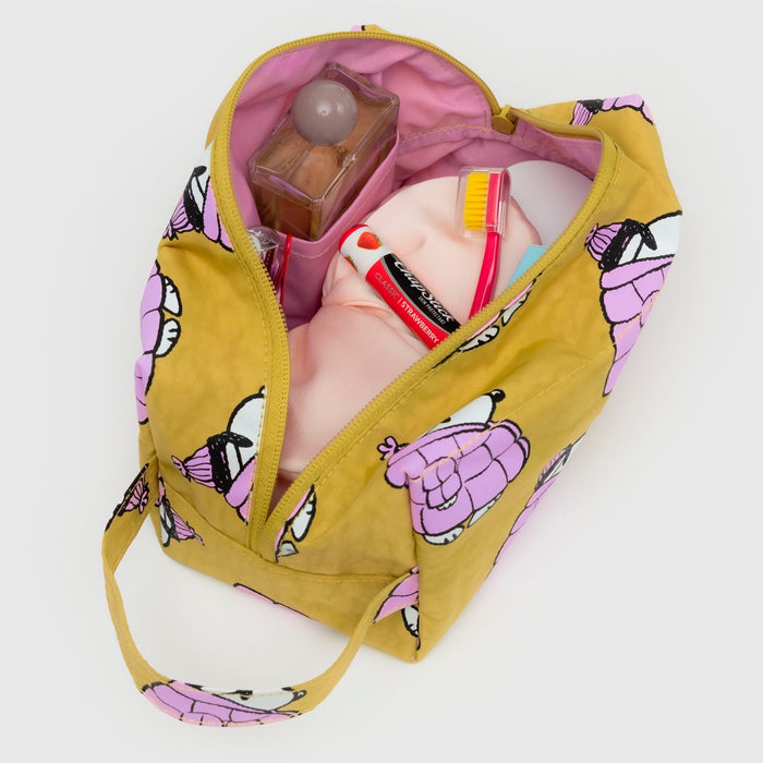 Neceser Baggu - Puffer Snoopy Pink