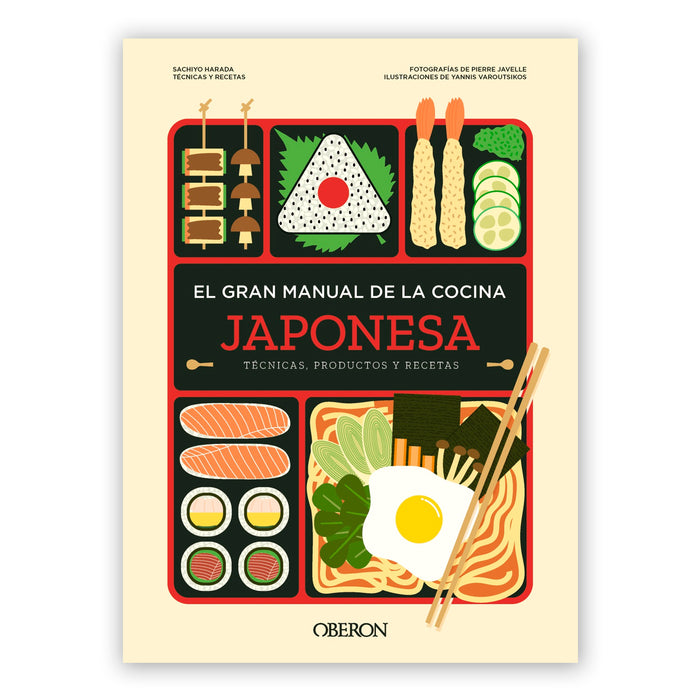 Libro - "El gran manual de la cocina japonesa" de Sachiyo Harada