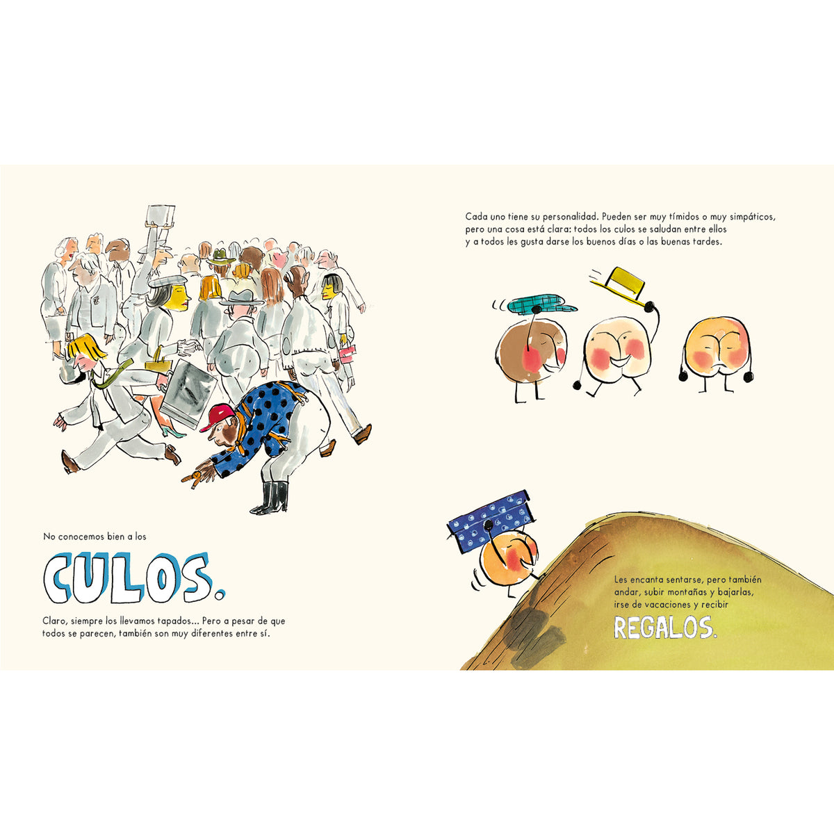 Libro - "El libro de los culos" de Eva Manzano y Emilio Urberuaga