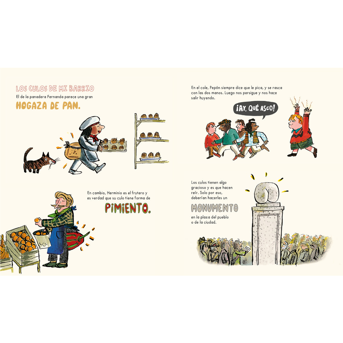 Libro - "El libro de los culos" de Eva Manzano y Emilio Urberuaga