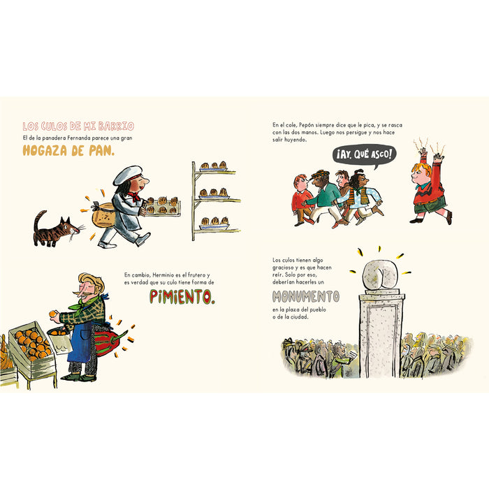 Libro - "El libro de los culos" de Eva Manzano y Emilio Urberuaga