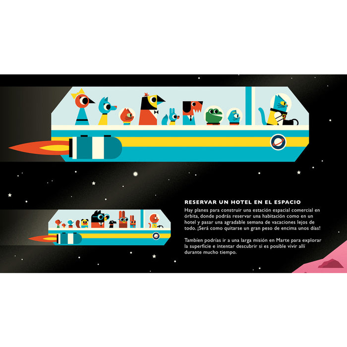 Libro - "El profesor Astro Cat y las fronteras del espacio" de  Dominic Walliman y Ben Newman