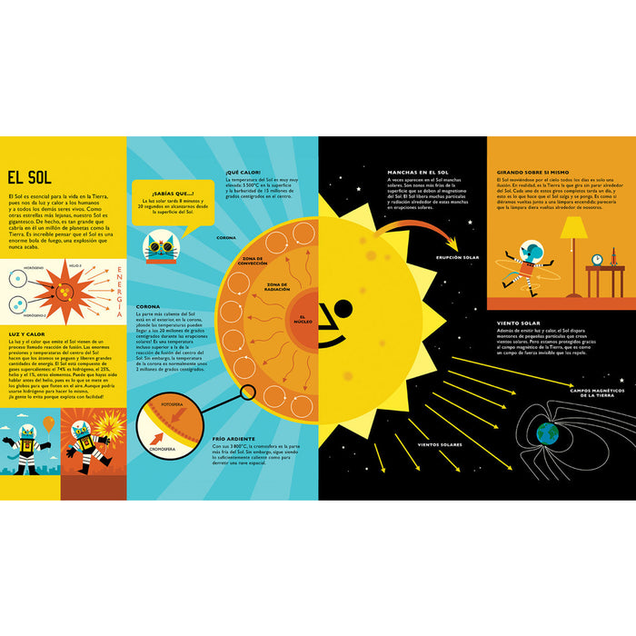 Libro - "El profesor Astro Cat y las fronteras del espacio" de  Dominic Walliman y Ben Newman