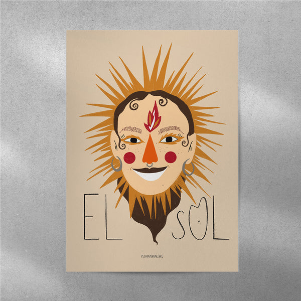 Print de Pesadaperoalegre A4 - "El Sol"