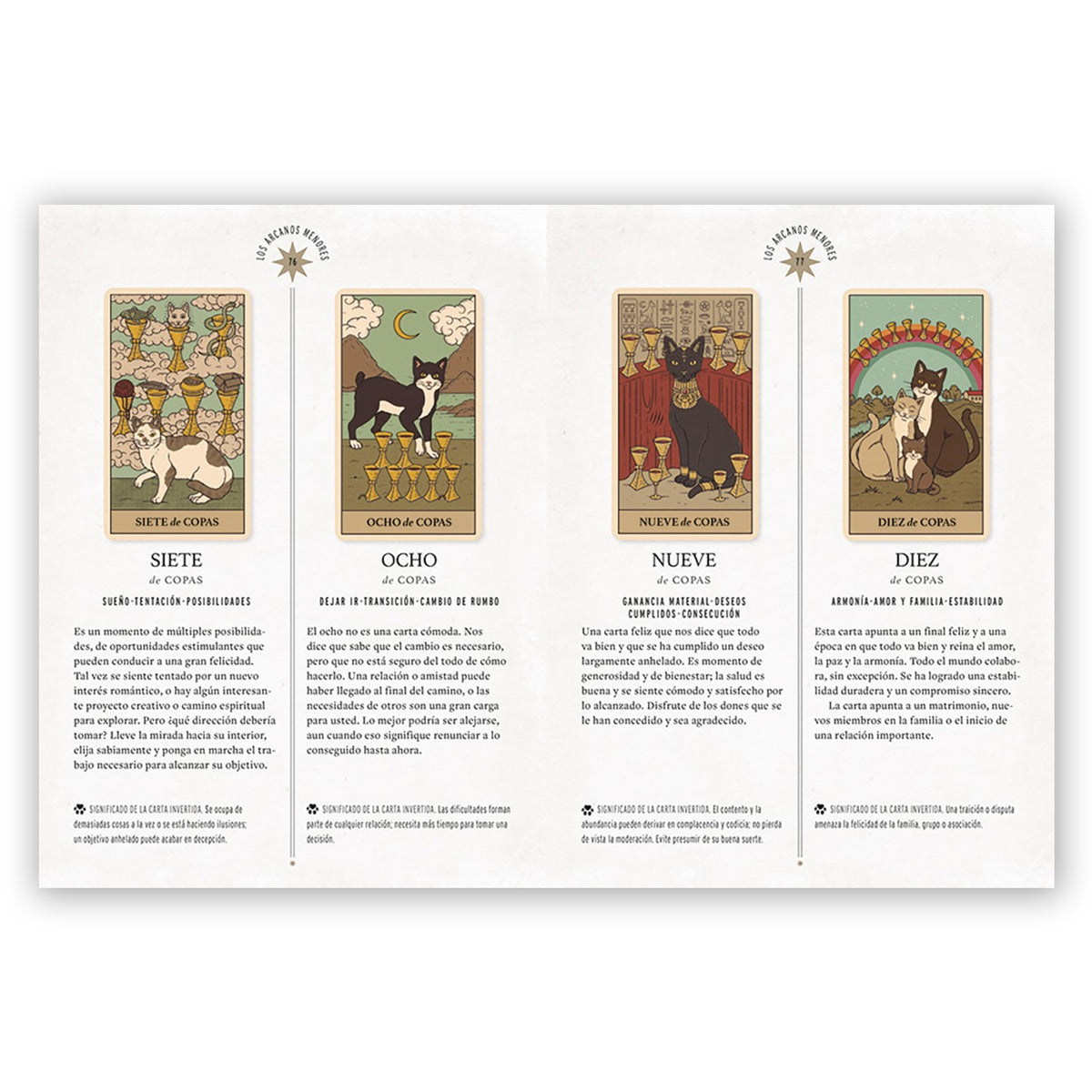 Baraja de Tarot - "El Tarot de los Gatos" de Catherine Davidson y Thiago Corrêa