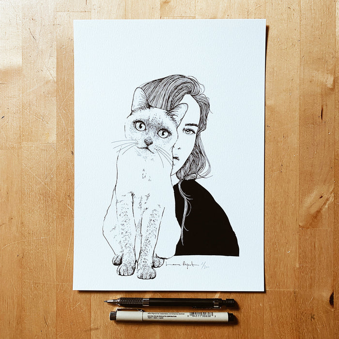 Print de Laura Agustí  A5 - "Elina"