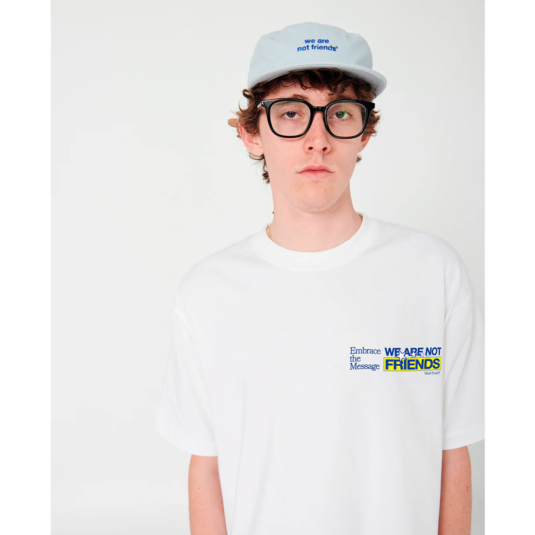 Camiseta We Are Not Friends - Embrace Friends Boxy