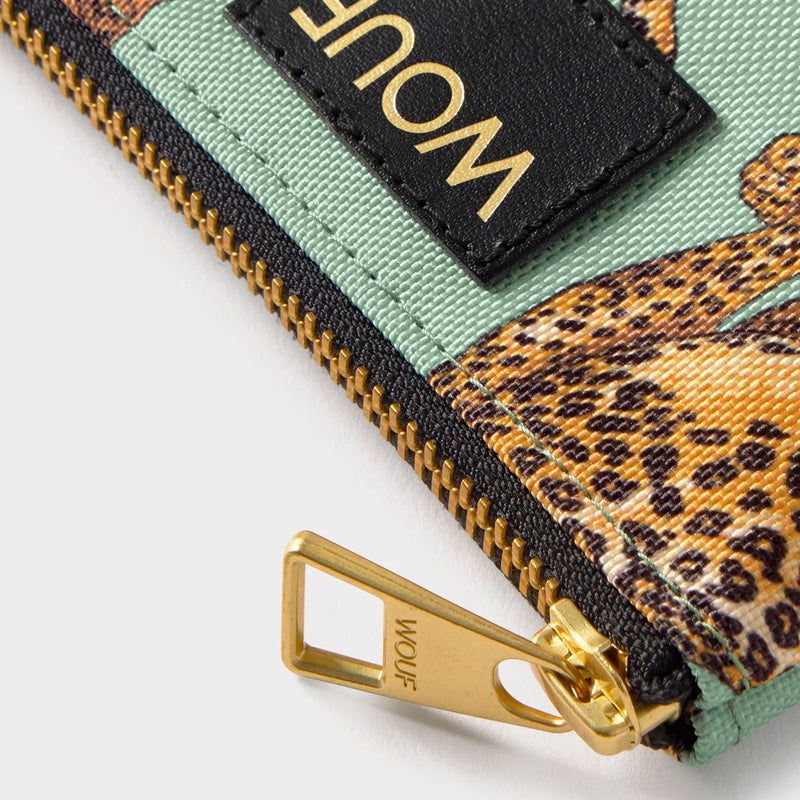 Cartera Wouf - Emerald Leopard 🐆